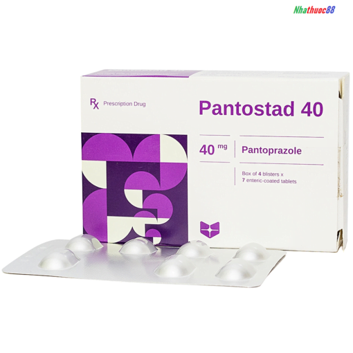 Thuốc đau dạ dày Pantostad 40 CAP (28 viên) điều trị hội chứng trào ngược dạ dày- thực quản
