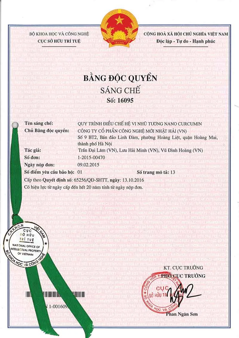 Dung dịch Nano Curcumin OIC 50ml giảm nhanh các triệu chứng ợ hơi, ợ chua, trào ngược