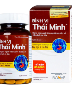 Bình Vị Thái Minh hỗ trợ giảm trào ngược dạ dày thực quản, đau dạ dày, loét dạ dày