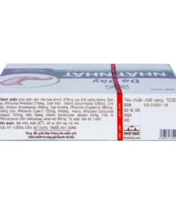 Dạ Dày Nhất Nhất (30 v) chỉ định diều trị viêm loét dạ dày, hành tá tràng cấp và mãn tính