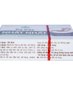 Dạ Dày Nhất Nhất (30 v) chỉ định diều trị viêm loét dạ dày, hành tá tràng cấp và mãn tính