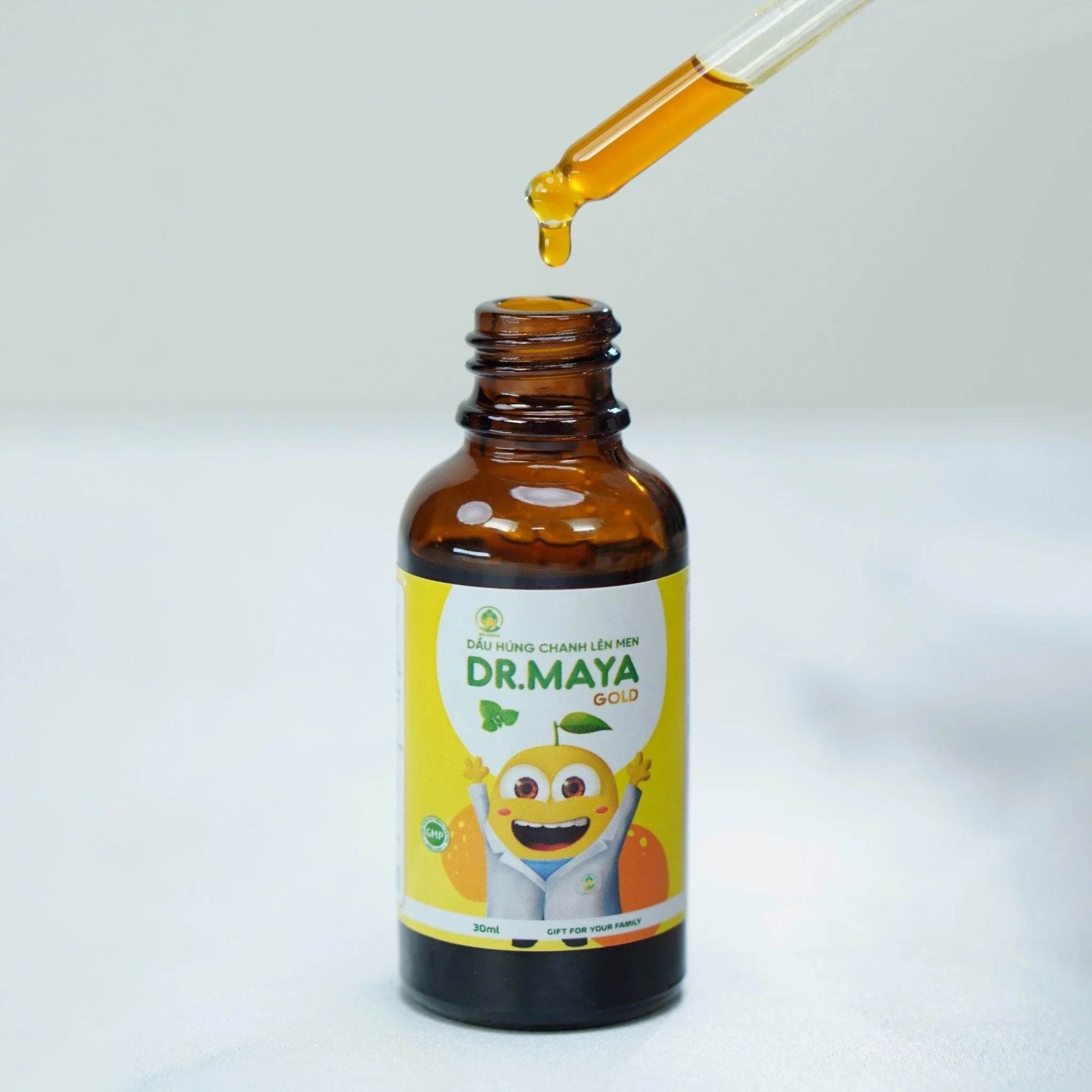 Công dụng dầu húng chanh lên men Dr.Maya Gold 