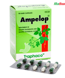 Thuốc Ampelop Traphaco (90v) hỗ trợ điều trị viêm loét dạ dày - tá tràng