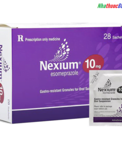 Thuốc Nexium 10mg điều trị bệnh đau dạ dày, trào ngược dạ dày thực quản, Helicobacter pylori