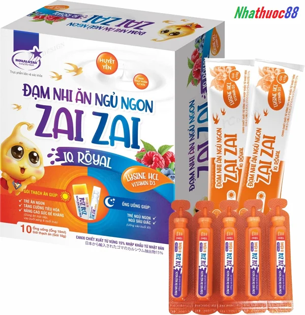 Đạm nhi cao cấp ZaiZai tăng cường tiêu hóa, giúp trẻ ăn ngon ngủ ngon, ngủ sâu giấc