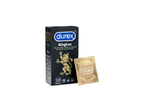 Bao Cao Su Trơn Ôm khít Durex Kingtex Hộp 3 & 12 Cái