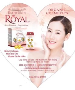 Viên dưỡng da cao cấp Estro Skin Royal (30v) giúp da sáng hồng,mịn màng đẹp tự nhiên