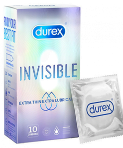Bao Cao Su mỏng mát Durex Invisible Extra Thin Extra Sensitive Hộp 10 Cái