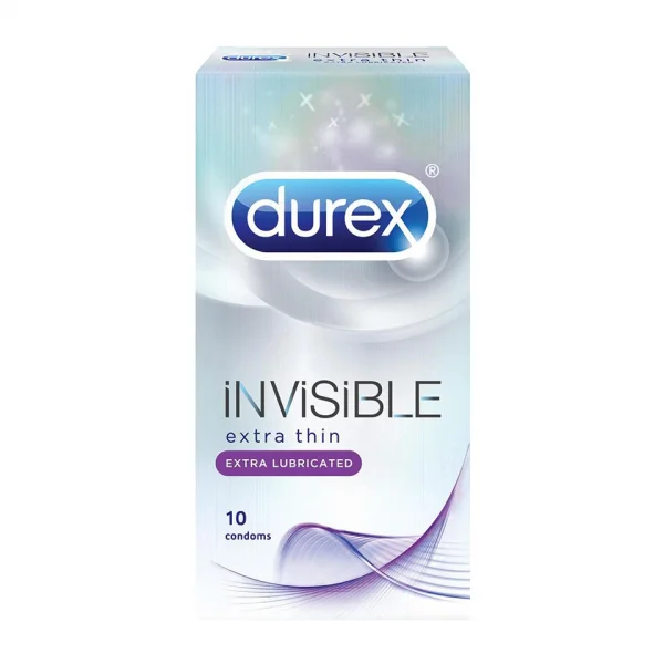 Bao Cao Su mỏng mát Durex Invisible Extra Thin Extra Sensitive Hộp 10 Cái