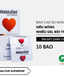 Bao cao su siêu mỏng Masculan Malaysia hộp 3 &10 cái