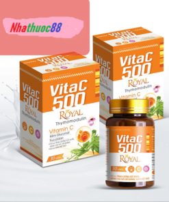 Viên uống bổ sung vitamin C cao cấp VITAC 500 Royal (30v)