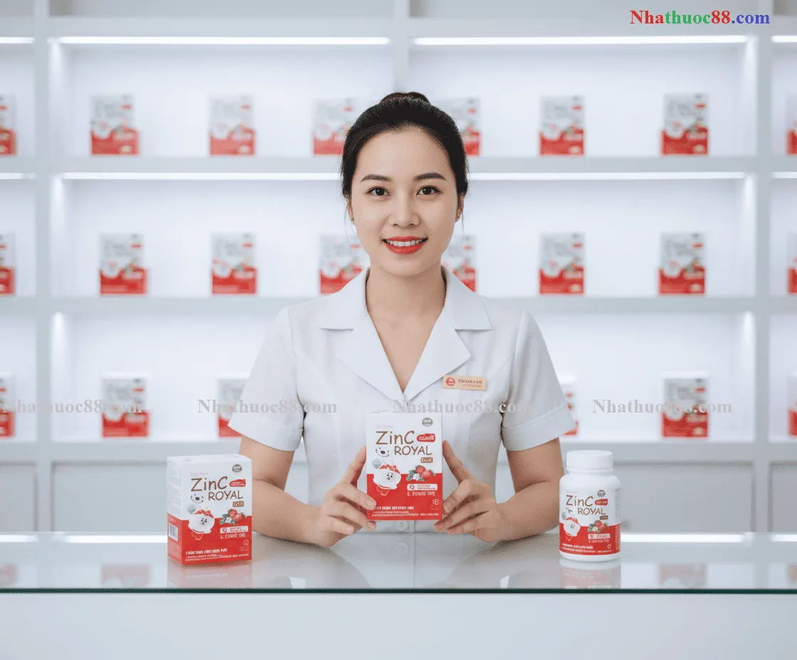 Viên Kẽm Cao Cấp ZinC Royal- Giúp Trẻ Ăn Ngon, Tăng Đề Kháng Mỗi Ngày