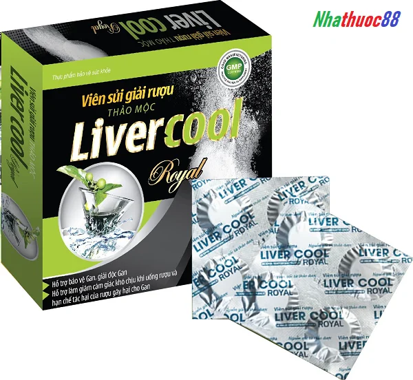 Viên sủi giải Rượu cao cấp Liver Cool Royal ( hộp 8 viên)