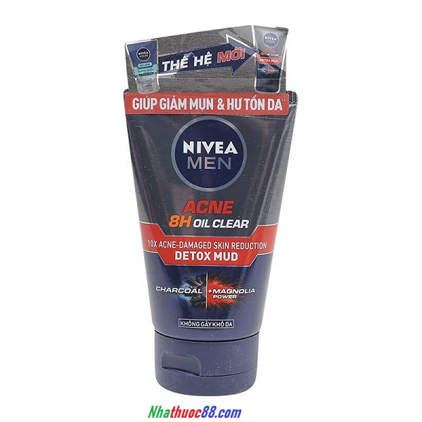 Sữa Rửa Mặt Sạch Sâu Nivea Men 100g - Tút lại vẻ đẹp trai