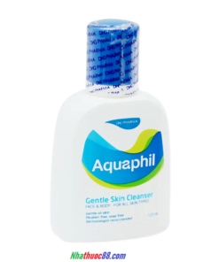 Sữa rửa mặt và toàn thân Aquaphil 125ml an toàn cho trẻ em và người lớn