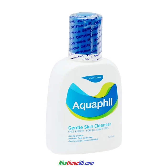 Sữa rửa mặt và toàn thân Aquaphil 125ml an toàn cho trẻ em và người lớn