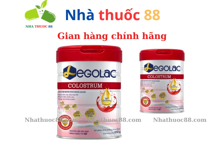 Sữa non Legolac Clostrum 850g giảm ốm vặt, tăng cân hiệu quả, tiêu hóa tốt, tăng chiều cao