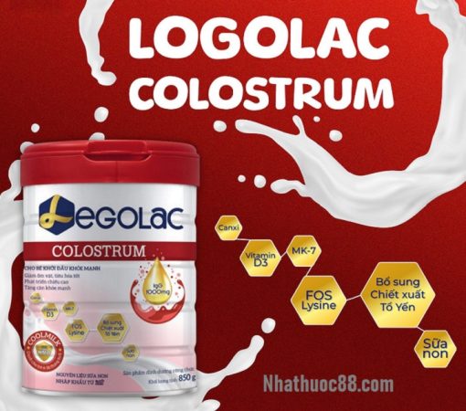 Sữa non Legolac Colostrum 850g Tiêu hóa tốt, bồi bổ sức khỏe, tăng cân