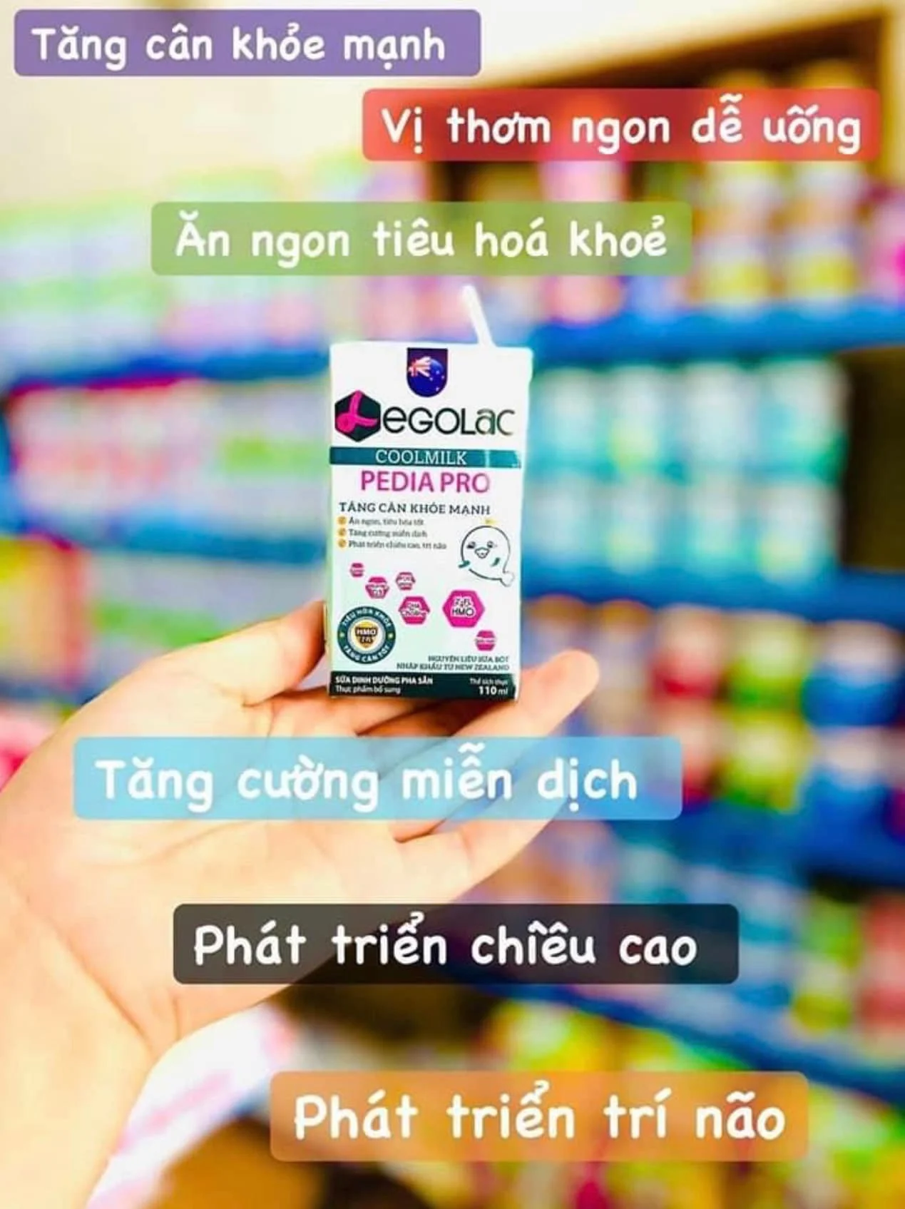 Sữa pha sẵn Legomilk Pedia 110ml Phát triển trí não,tăng miễn dịch - Ảnh 4