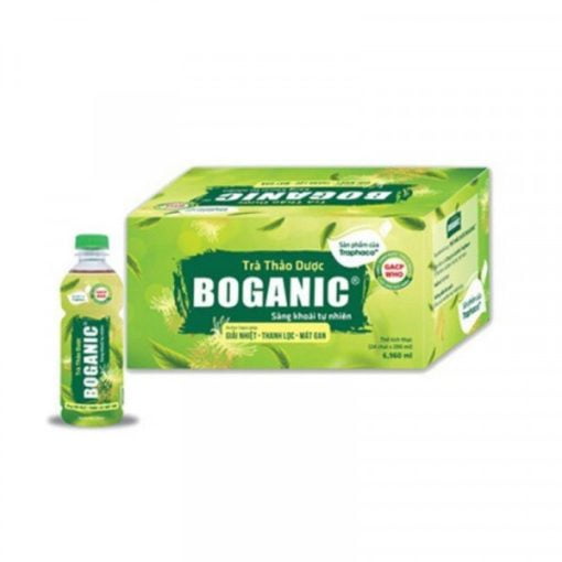 Nước uống BOGANIC trà thảo dược (290ml) thùng 24 chai