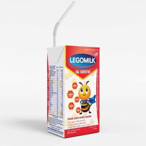 Sữa pha sẵn Legomilk IQ Grow 110ml 48h/thùng