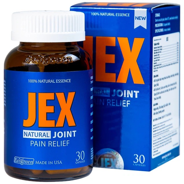 JEX Natural Joint Pain (60v)- Giải Pháp Tự Nhiên Cho Khớp Khỏe, Vận Động Dễ Dàng - Ảnh 5