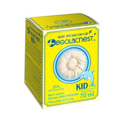 Yến Sào cao cấp Legolac Nest Kid hộp 6 lọ/70ml