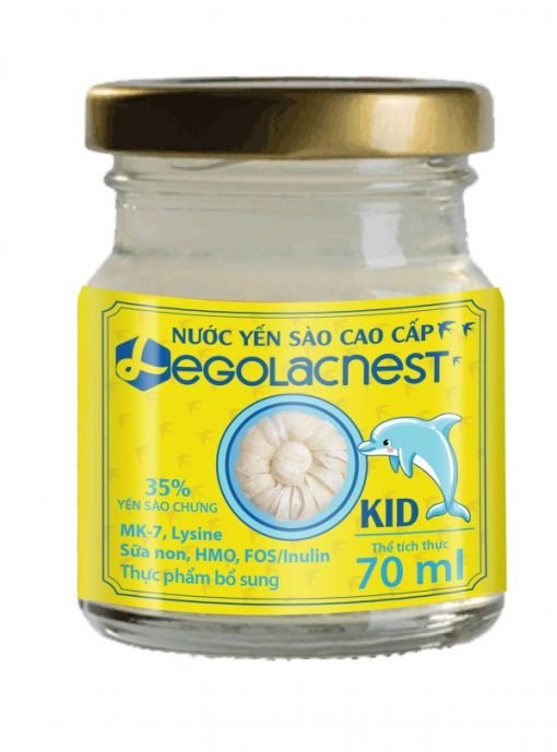 Yến Sào cao cấp Legolac Nest Kid hộp 6 lọ/70ml