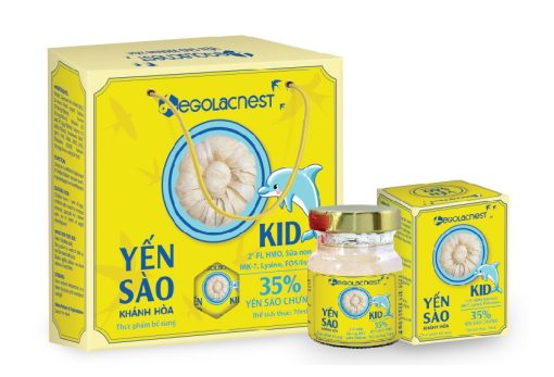 Yến Sào cao cấp Legolac Nest Kid hộp 6 lọ/70ml