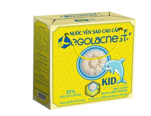 Yến Sào cao cấp Legolac Nest Kid hộp 6 lọ/70ml