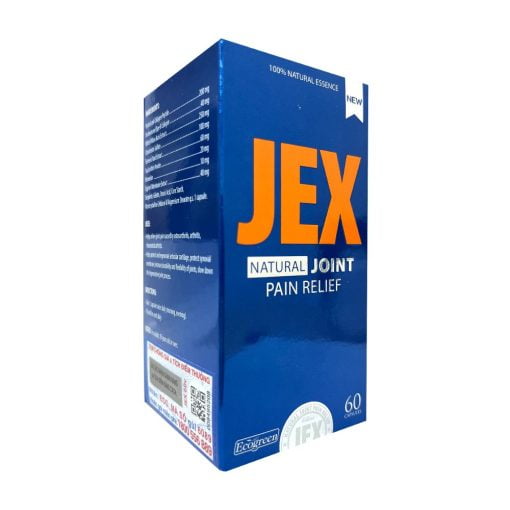 JEX Natural Joint Pain bảo vệ, tái tạo sụn khớp lọ 60 viên