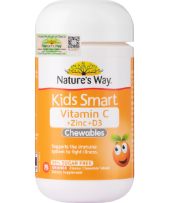 Viên uống Nature’s Way Kids Smart Vitamin C + Zinc + D3