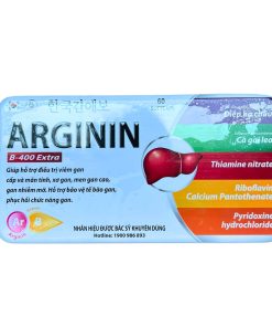 Bổ Gan Arginin B-400 Extra 60v- Giải độc gan, giúp bảo vệ tế bào gan