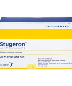 Thuốc Stugeron- Trị rối loạn tiền đình và say xe