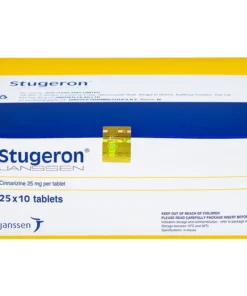Thuốc Stugeron- Trị rối loạn tiền đình và say xe