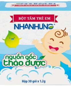 Bột Tắm Nhân Hưng -“Sạch Ngứa, Hết Hăm – Bé Yêu Cười Vui”