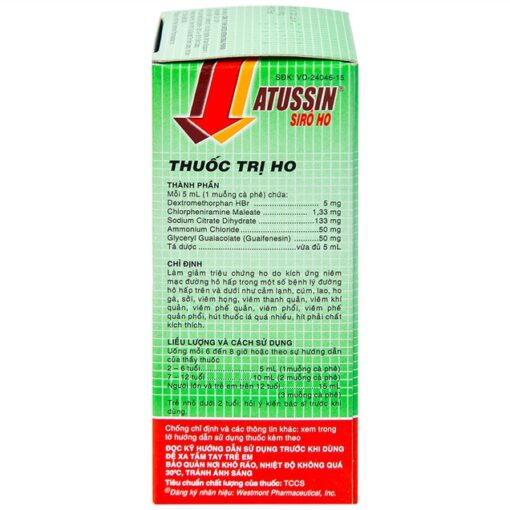 Thuốc Ho Atussin-Hỗ Trợ Điều Trị Ho Khan, Ho Dị Ứng An Toàn