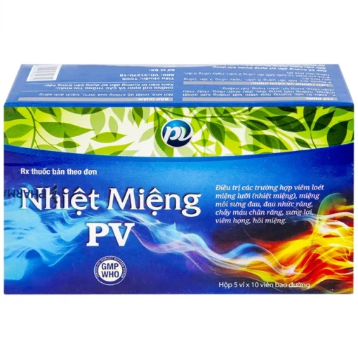 Thuốc Nhiệt Miệng PV – Hỗ Trợ Điều Trị Lở Miệng, Viêm Lợi An Toàn Từ Thảo Dược