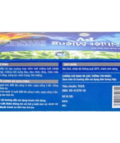 Thuốc Nhiệt Miệng PV – Hỗ Trợ Điều Trị Lở Miệng, Viêm Lợi An Toàn Từ Thảo Dược