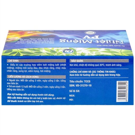 Thuốc Nhiệt Miệng PV – Hỗ Trợ Điều Trị Lở Miệng, Viêm Lợi An Toàn Từ Thảo Dược