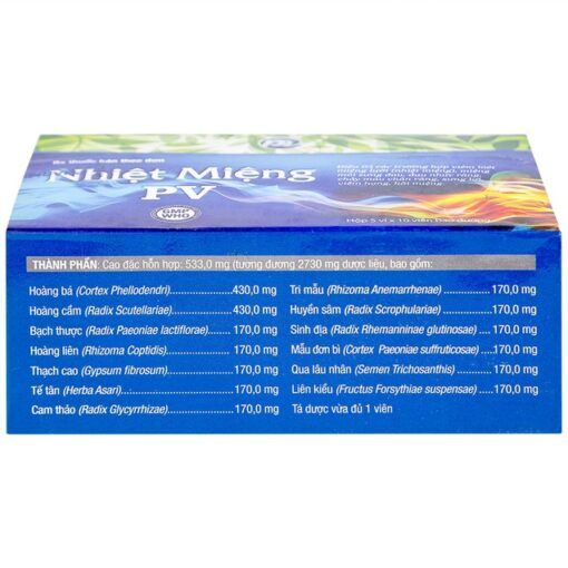 Thuốc Nhiệt Miệng PV – Hỗ Trợ Điều Trị Lở Miệng, Viêm Lợi An Toàn Từ Thảo Dược