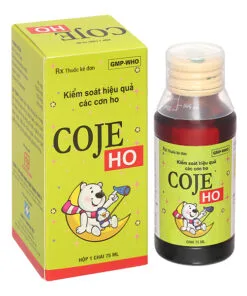 Thuốc ho Coje – Giải pháp hiệu quả cho ho khan, ho có đờm và viêm họng