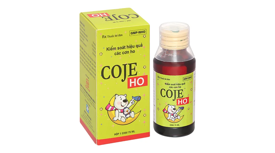 Thuốc ho Coje – Giải pháp hiệu quả cho ho khan, ho có đờm và viêm họng