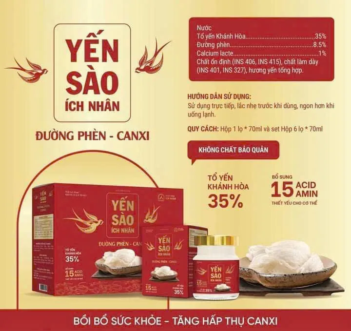 Yến Sào Ích Nhân – Chọn lựa tinh túy, gửi trọn yêu thương