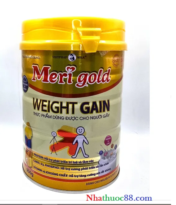 Sữa tăng cân Meri Gold Weight - Hỗ trợ tăng cân hiệu quả, an toàn