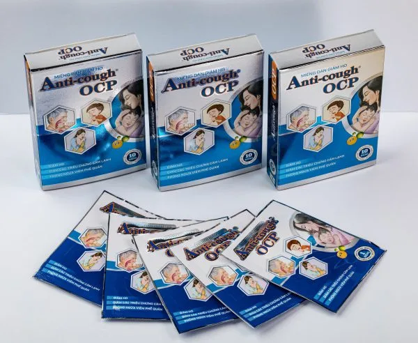 Miếng Dán Giảm Ho Anti-cough OCP – An toàn và tiện lợi cho mọi nhà