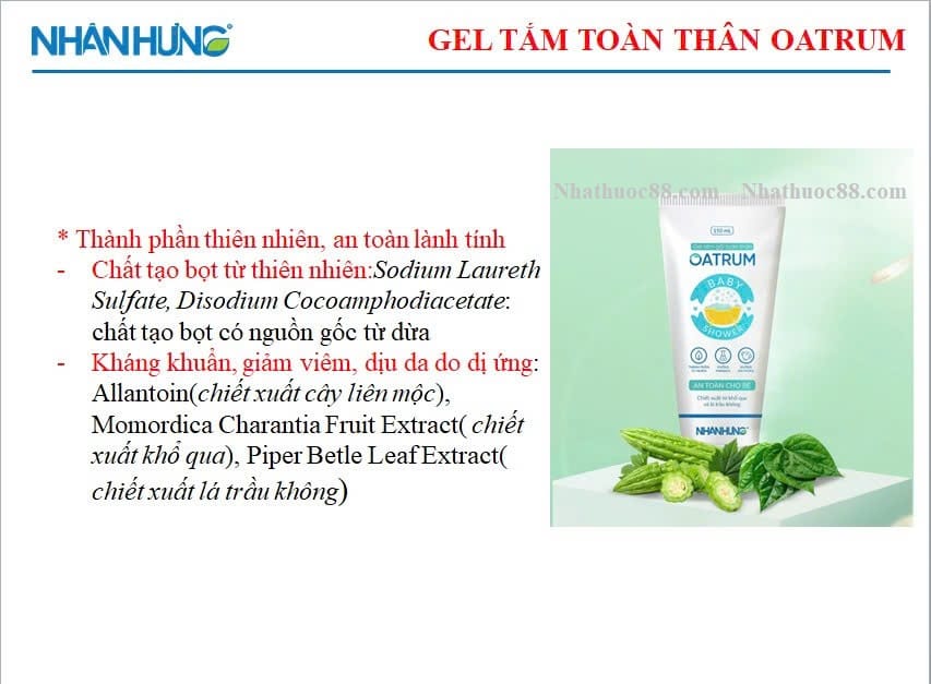 Oatrum – Bảo Vệ Làn Da Non Nớt Của Bé Với Chiết Xuất Lá Trầu Không