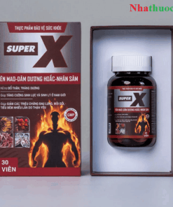 Bổ thận Super X - Giảm tiểu đêm, Tăng cường sinh lực cho nam giới