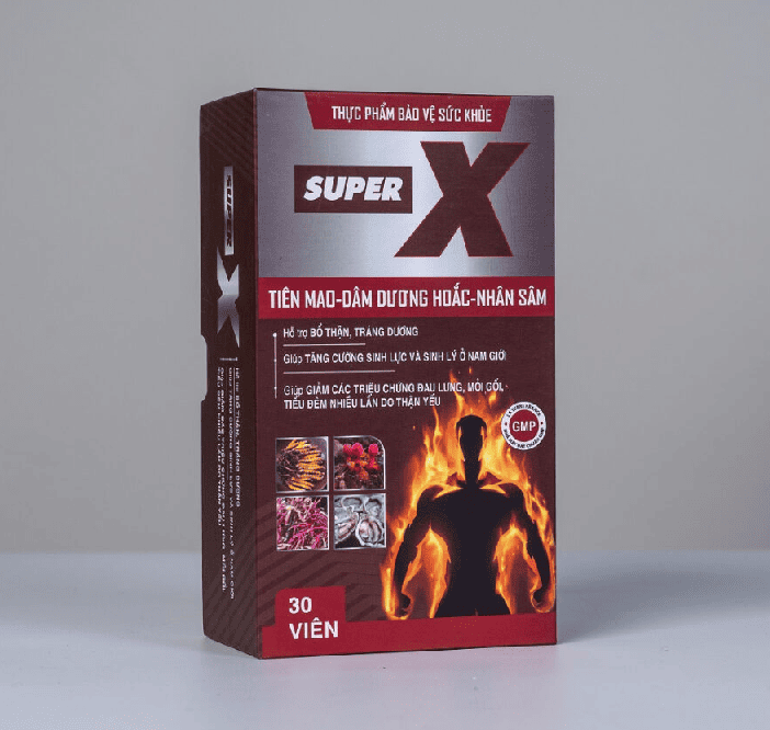Bổ thận Super X - Giảm tiểu đêm, Tăng cường sinh lực cho nam giới