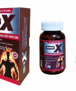 Bổ thận Super X - Giảm tiểu đêm, Tăng cường sinh lực cho nam giới